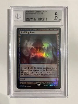 Scalding Tarn Foil Zendikar Expeditions Mythic MTG Beckett Graded BGS 9 Mint - Image 1 of 2