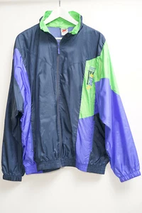 Nike Trainingsjacke Sweatjacke Tracktop Shiny Vintage Retro Herren Gr. XL - Picture 1 of 2