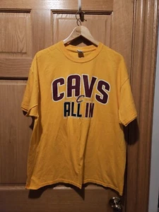 Cleveland Cavaliers "Cleveland All In" CAVS T-Shirt Size XL  Mercedes Benz Logo - Picture 1 of 3
