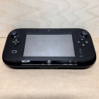 Nintendo Official Wii U Gamepad Only Black Wup-010(usa) For Parts Or Repair Only