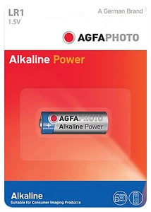 AG637 AGFA PHOTO Alkaline LR1 (MN9100/N) - Pack of 1, For Cameras and Remotes - Picture 1 of 1