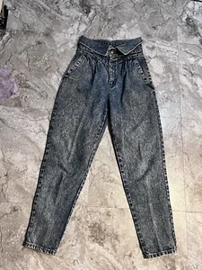 Bill Blass Vintage High Rise Mom Jeans Acid Wash Medium - Picture 1 of 13