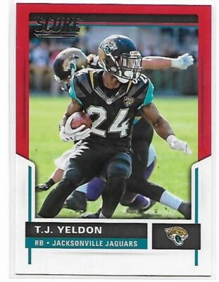 2017 Score Red #320 T.J. Yeldon NM-MT Jaguars - Image 1 of 2