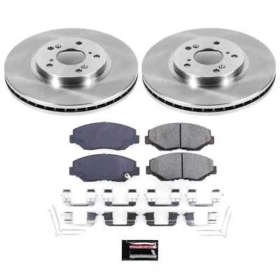 Комплект дискового тормоза и ротора подходит для Honda Pilot 2003-2008 годов выпуска POWER STOP - Изображение 1 из 4