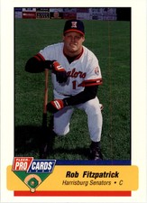 1994 Harrisburg Senators Fleer/ProCards #2095 Rob Fitzpatrick