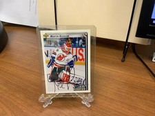 1992 UPPER DECK MARTIN BRODEUR STAR ROOKIE AUTO AUTOGRAPH