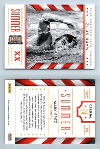 Mark Spitz #24 Americana Heroes & Legends 2012 Panini Olympics Card