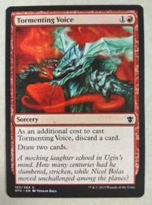 Magic The Gathering Magic The Gathering Tormenting Voice Dragons of Tarkir 163/264 ¡Envío y devolución gratuitos!! - Imagen 1 de 2