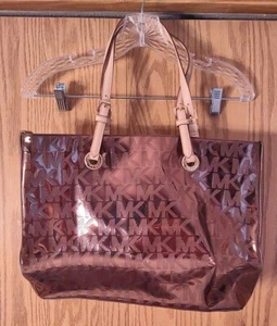 Michael Kors pre-owned, large, brown shoulder handbag with 5 inner pockets  - Picture 1 of 2