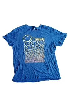 Old Navy T-shirt Size L, For Men, Blue, MIRVANA - Picture 1 of 5