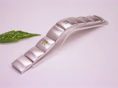 PIERRE LANG: BREITES GLIEDERARMBAND MIT FARBIGEN ZIRKONIA - Bild 1 von 4