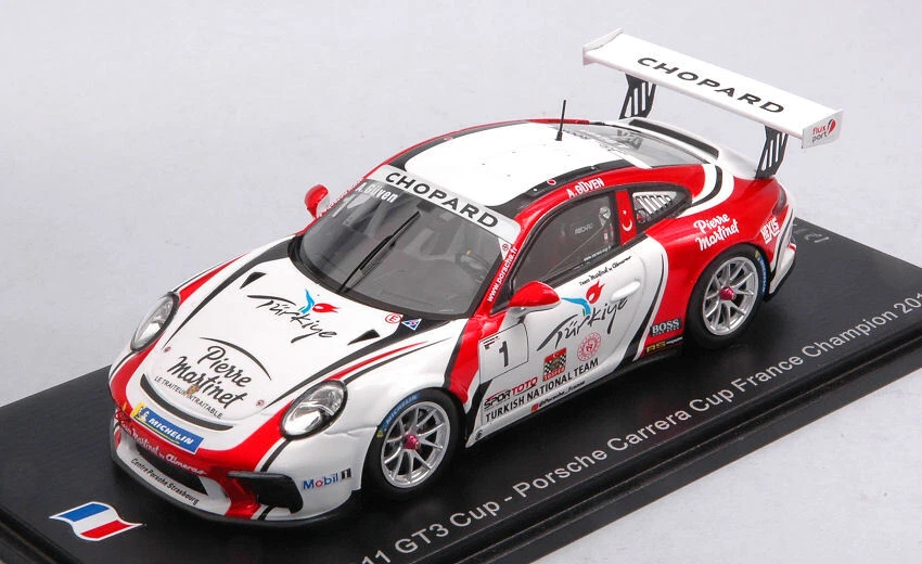 Porsche Carrera Cup France #1 Champion 2019 Ayhancan Guven 1:43 Model - Immagine 1 di 1