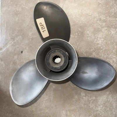 Quicksilver 48-16988-18 Pitch 3 Blade Right Hand Stainless Steel Propeller - Image 1 of 4