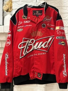 Budweiser Kevin Harvick Snap Button Jacket Men’s XL - Picture 1 of 22