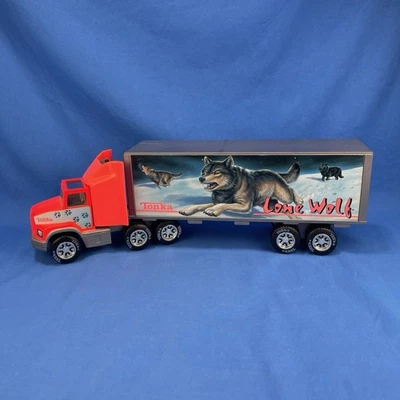 Semirremolque Tonka Lone Wolf - De colección 1991 - Sonido probado y funcionando Foto 1 de 4