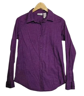 Женская рубашка AURA Wrangler с длинным рукавом на пуговицах размер маленький фиолетовый  - Изображение 1 из 4