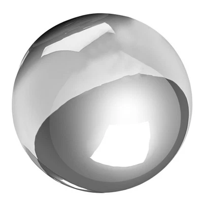 Esfera de jardín de acero inoxidable bola reflectante pulido globo de observación para patio Foto 1 de 4