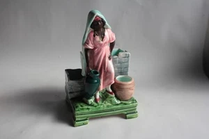 Streichholzhalter Pyrogen Keramik Figur Orientalistin Frau (70154) - Bild 1 von 8