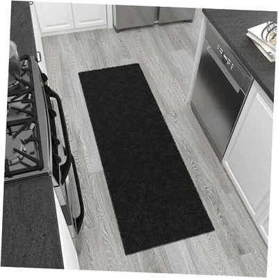  Alfombra de corredor peluda de 2' x 8' - Alfombra antideslizante de felpa y acogedora para dormitorio, sala de estar  Foto 1 de 4