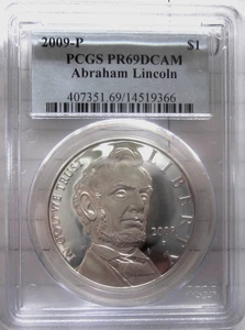 2009 P Modern Commemorative Abe Lincoln Bicentennial PCGS PR69 DCAM - Picture 1 of 2