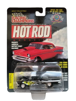 Chevy Impala 1997 Racing Champions Hot Rod edición especial 1997 #97F '60 negro NUEVO Foto 1 de 4
