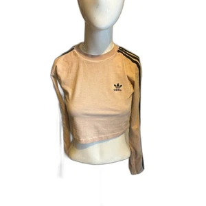 Camiseta corta Adidas para mujer talla S manga larga cuello redondo rosa  - Imagen 1 de 6