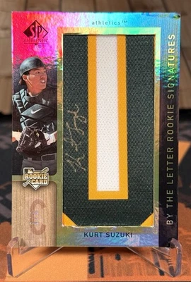 Kurt Suzuki 2007 Upper Deck SP Authentic By The Letter /3 Auto #125 HOPG LEGEND - Image 1 of 2