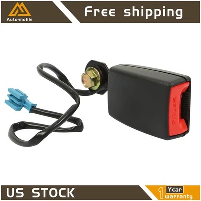 Black Seat Belt Buckle Lock Left Or Right For Smart Fortwo 2008 09-2015 2016 Foto 1 de 4