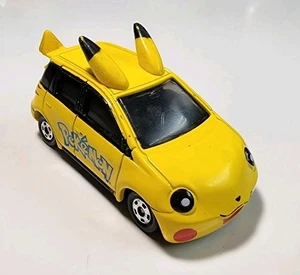 Tomica Tomy #103 Pokémon Yellow Pikachu Car 1/64 Diecast/Plastic Nintendo - Picture 1 of 10