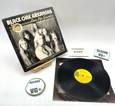 Black Oak Arkansas- Ain't Life Grand VG+/VG+ Ultrasonic Clean 1975 Foto 1 de 4