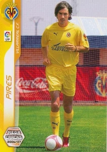 449 ROBERT PIRES NUEVO FICHAJE VILLARREAL CF CARD PANINI MEGA CRACKS LIGA 2007 - Picture 1 of 1