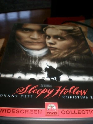 VINTAGE 2003 Sleepy Hollow DVD Johnny Depp Christina Ricci FAMILY MOVIE WIDE  - Image 1 of 2