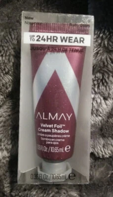 Almay Velvet Foil Cream Eye Shadow #040 Ruby Glam NIB - Image 1 of 2