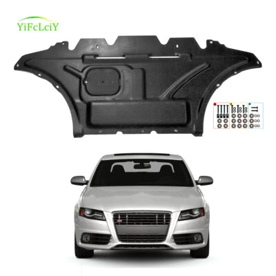 For Audi S4 2010-2016 Under Engine Splash Guards Front Engine Mud Flaps Foto 1 de 4