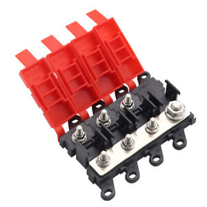 Truck Distribution Block 1 in 3 out 3-way Fuse Holder 200A Multi-pole Fuse Block