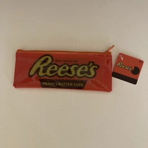 Reese's Peanut Butter Tazas Vinilo Cremallera Estuche Lápices Bolsa de Maquillaje Nuevo - Imagen 1 de 2
