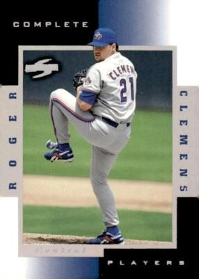 1998 Score Rookie & Traded #8B Roger Clemens Complete Players Toronto Blue Jays - Image 1 of 2