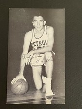 1957-58 J.D. MCCARTHY GENE SHUE DETROIT PISTONS POSTCARD   BLANK BACK