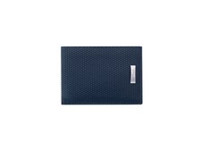 S.T. Dupont Tony Stark Line D Wallet, Blue, Leather, 6 Cards, 180200TS