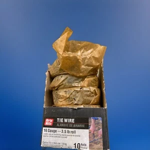 {50% DE DESCUENTO 2+} ALAMBRE DE AMARRE CALIBRE 16 CABLE DE BARRAS DE REFUERZO RECOCIDO - Imagen 1 de 1