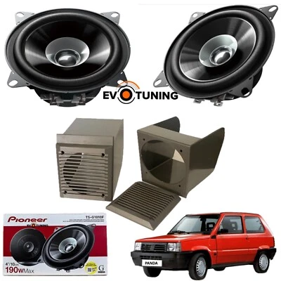 Kit 2 Casse Altoparlanti Pioneer Bicono per Fiat Panda 141 + Box  e Griglie - Immagine 1 di 4