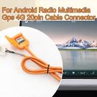 20Pin Car Rca Aux In Out Cable W Sim Slot For Android Unit Radio Stereo F4z0