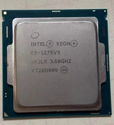 Intel Xeon 1220v LGA1151 E3-1280v5 1275v5 1270v5 1245v5 1240v5 1230v5 1225v5 CPU - Image 1 of 4
