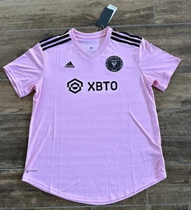 Adidas Inter Miami MLS 2023 Soccer Football Jersey Pink JE9708 NWT Women’s XL - Picture 1 of 14
