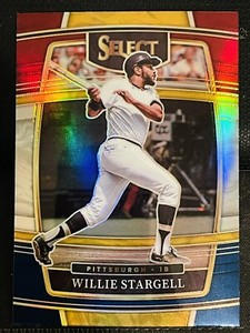 2022 Select Baseball #76 Willie Stargell Concourse Tri-color Prizm SP