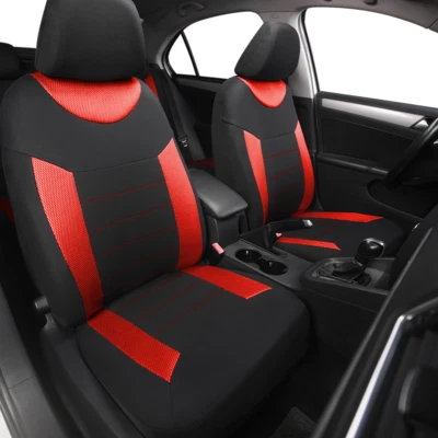Accessory Seat Covers Front Rear Protector 5-Sits For Car Truck SUV Van Full Set - Image 1 of 4