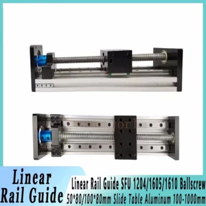 Tavolo scorrevole guida lineare quadrata doppia SFU 1204/1605/1610 corsa 100-1000 mm - Foto 1 di 22