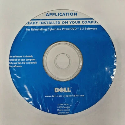 N.I.B Dell Reinstalling Disc CyberLink PowerDVD 5.3 - Image 1 of 2