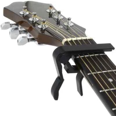 Black Capo Universal Guitar Capo Trigger Quick Release Premium Alloy Acoustic - Image 1 of 2