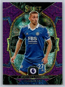 Timothy Castagne 2022-23 Panini Select Premier League Purple Mojo #51 - Picture 1 of 2